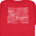 thumbnail image 4 of Inktastic Wyoming State word salad Boys or Girls Long Sleeve Toddler T-Shirt, 4 of 5