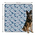 thumbnail image 3 of Washable and Reusable Potty Pads for Indoor Dogs, Thick Absorbent Layer with Leak-Proof Design, Decorative Tropical Leaf Border. (Hawaiian plant patterns, 48" x48"), 3 of 8