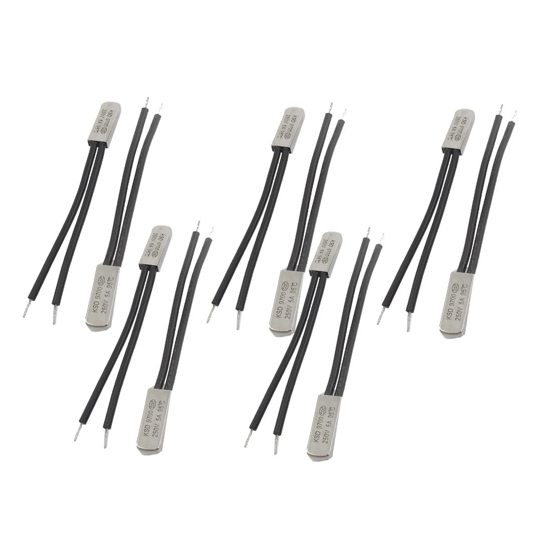 10x KSD9700 Temperature Controlled Switch Thermostat Closed /& Open Metal