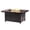 Black, variant on Aluminum 48-in Rectangular Propane Fire Table, Beads, Covers and Lid