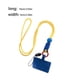 thumbnail image 3 of Seitruly Cordón Universal para teléfono móvil con gancho, cuerda colgante ajustable para el cuello, correas antipérdida de microfibra, Teléfono y Comunicación Amarillo Largo, 3 of 6