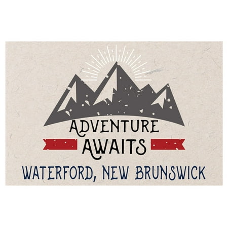 

Waterford New Brunswick Souvenir 2x3 Inch Fridge Magnet Adventure Awaits Design