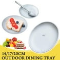 thumbnail image 3 of Titanium Dinner Plate with Smooth Edge, One-Piece Molding, and Stackable Design for Indoor and Outdoor Use, 3 of 8