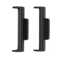 thumbnail image 2 of 2 uds conector de correa de reloj 22mm conector de correa de reloj de Metal pieza accesorio para FIT 2 negro, 2 of 5
