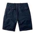 thumbnail image 6 of Men's Flex Casual Cargo Shorts, Lightweight Water Resistant Golf Shorts,Comfortable Stretch Waist Work Shorts with Multi-Pocket Navy S, 6 of 9