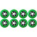 thumbnail image 3 of KSS Outdoor Asphalt Formula 89A Inline Skate X8 Wheels, Green, 76mm, 3 of 10