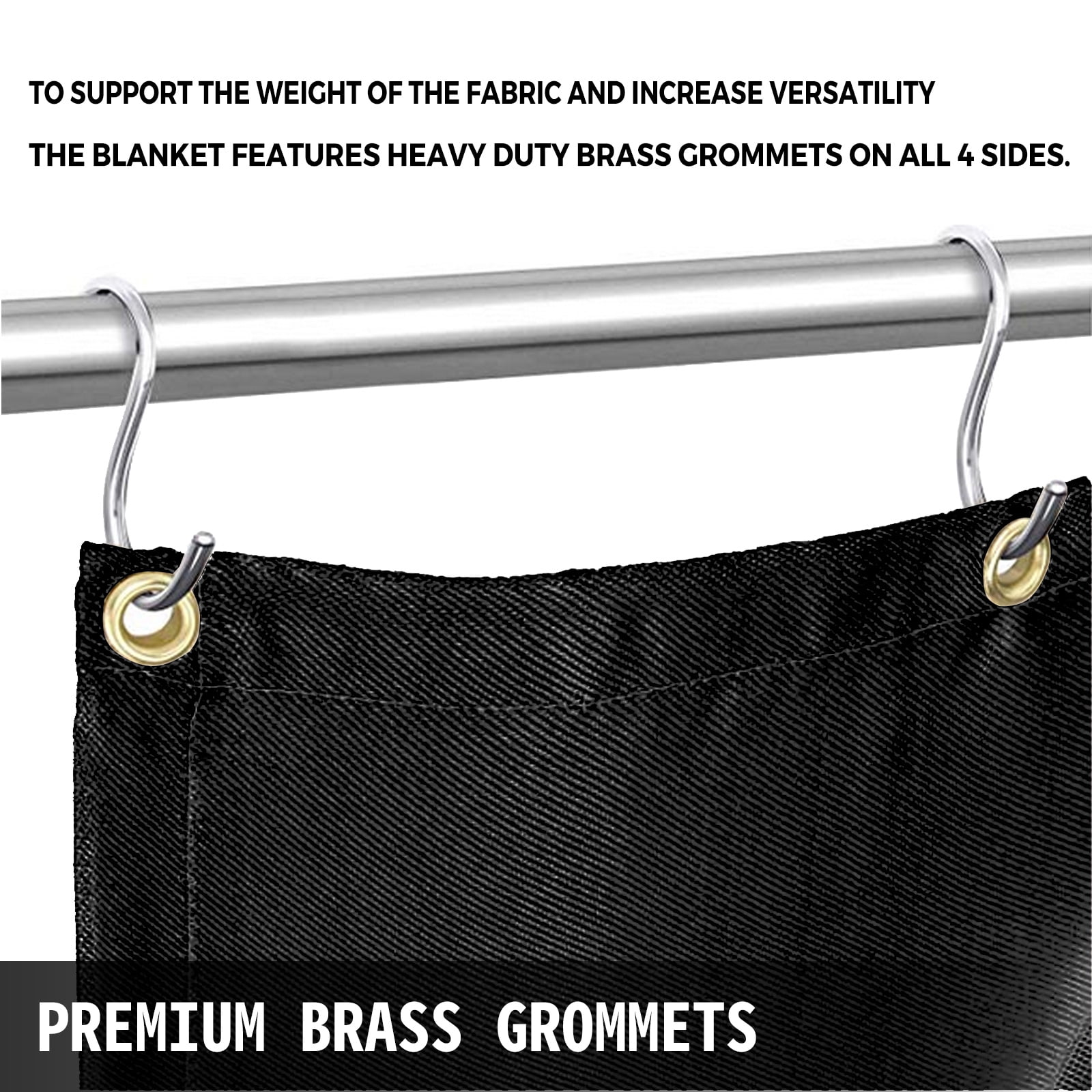 KFFKFF 8 x 10 ft Welding Blanket Black Fiberglass Blanket Portable Fiberglass Fire Retardant Blanket Welding Mat Welding Fireproof Thermal Resistant Insulation with Carry Bag
