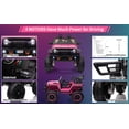 thumbnail image 4 of 24V 2-Seater Kids Electric Ride-On Truck – 4-Wheel Battery-Powered Car with Remote Control, LED Lights, Music, USB, Spring Suspension, High/Low Speeds – Fun Adventure for Ages 3-8, 4 of 8