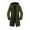 Army Green, variant on Raincoat Women Waterproof Long Hooded Rain Jacket Trench Coats Windbreaker Travel Jacket