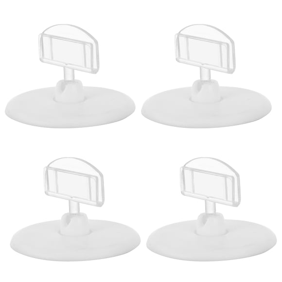 KAKOWELY Price Tag Holder 10pcs Plastic Price Tag Clips Plastic Label Display Stand Advertising Clips2.17"X1.26"X1.18"