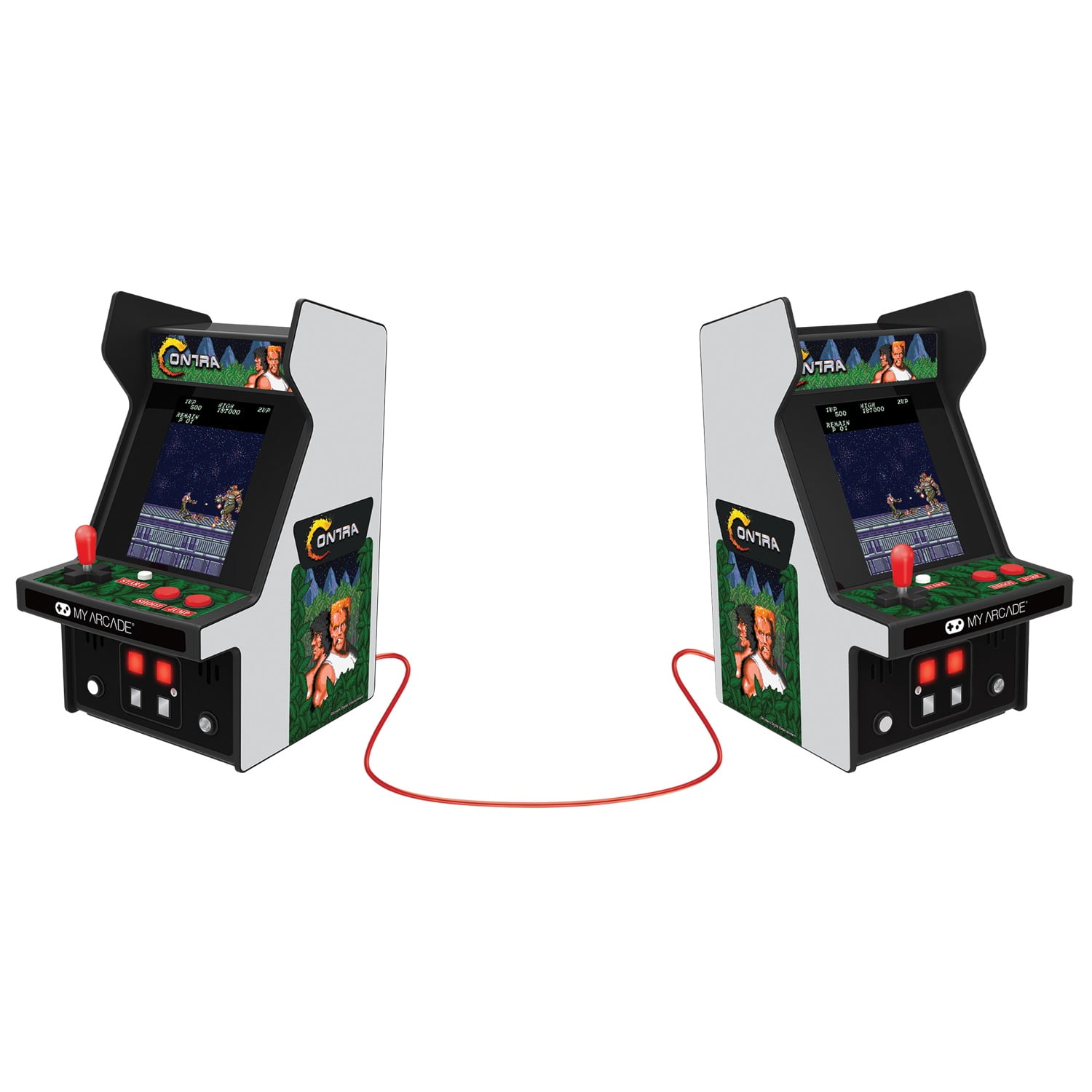 My Arcade Dgunl 3280 Micro Player Retro Mini Arcade Machine Contra Walmart Com