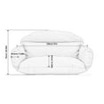 thumbnail image 5 of LeisureMod 2-Person Egg-Swing Chair Cushion in Oxford Fabric with Cotton Filling Quick-Drying Removable Cover for Modern Home, Patio, Garden in White, 5 of 6