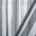 thumbnail image 3 of SAFAVIEH Aytan Grommet Curtain Window Panel, 52" x 84", Slate/Beige, 3 of 3