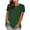 Army Green, variant on cocolona Womens Plus Size Summer Tops Crew Neck Short Sleeve Lightweight T-shirts Casual Loose Solid Color Tees Blouse