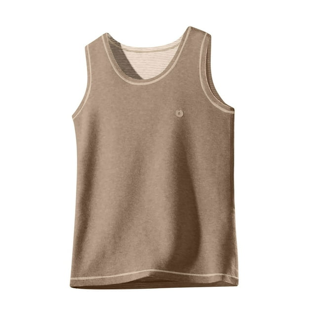 Boys Tank Tops Girls Sleeveless Inner Top Winter Warm Undercover