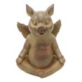 thumbnail image 4 of Zen Yoga Flying Pig Angel Hog Heavens Meditating In Lotus Pose Rustic Statue, 4 of 5