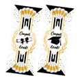 thumbnail image 2 of KAKOWELY 1 par de pancartas de fiesta de graduación, decoración de pareado, fondo fotográfico, tela con letras de graduación, cortina colgante para puerta delantera (colores surtidos), 2 of 5