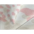 thumbnail image 4 of Ambesonne Pastel Quilted Bedspread Set 3 Pcs, Soft Spring Floral Motif, Queen Size, Brown Pale Pink White, 4 of 5
