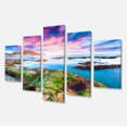 thumbnail image 2 of Sunset from the Giallonardo Beach - Landscape Canvas Art Print, 2 of 3