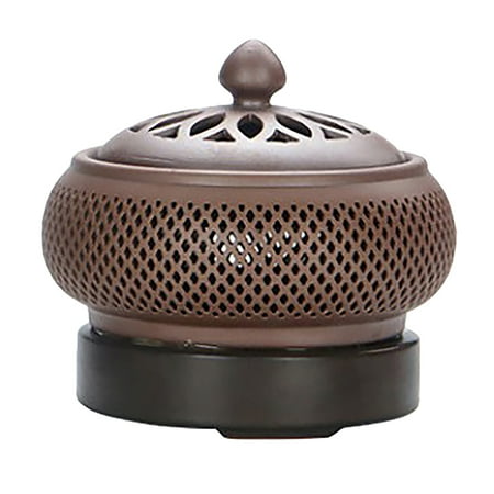 

Electronic Aromatherapy Electric Incense Burner Essential Oil Night Light 220V Timing Temperature Adjustment L