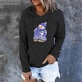 thumbnail image 2 of Sudadera para mujer Otoño Sudaderas Invierno Suelto Festvial Impresión Crop Workout Manga larga Sudadera con capucha Tops Pullover Blusa Odeerbi  ODB-5, 2 of 6