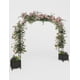 thumbnail image 2 of Yeshouse Arco de boda de 94,5" con jardineras, cenador de jardín de metal recubierto de PE, resistente al óxido, ideal para plantas trepadoras, patio, fiestas y decoración de bodas, 2 of 6