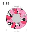 thumbnail image 6 of Disketp Panda Heart Valentine Pink Shower Caps,Reusable Shower Cap For Women, Double Layer Waterproof Hair Cap, Large Size For All Hair Lengths,For Girls Spa Home Salon Use, 6 of 9