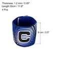 thumbnail image 2 of Uxcell Elastic Captain's Armband Letter C Soccer Team Training Arm Band Blue 4 Pack, 2 of 7