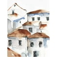 thumbnail image 2 of Harper, Ethan 19x24 Black Ornate Wood Framed with Double Matting Museum Art Print Titled - White Cottages IV, 2 of 4