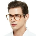 thumbnail image 2 of MARE AZZURO Extra Large Square Reading Glasses Men Oversized Readers Big Face 1.00 1.25 1.50 1.75 2.00 2.25 2.50 2.75 3.00 3.50 4.00 5.00 6.00 (Tortoise, 200), 2 of 7
