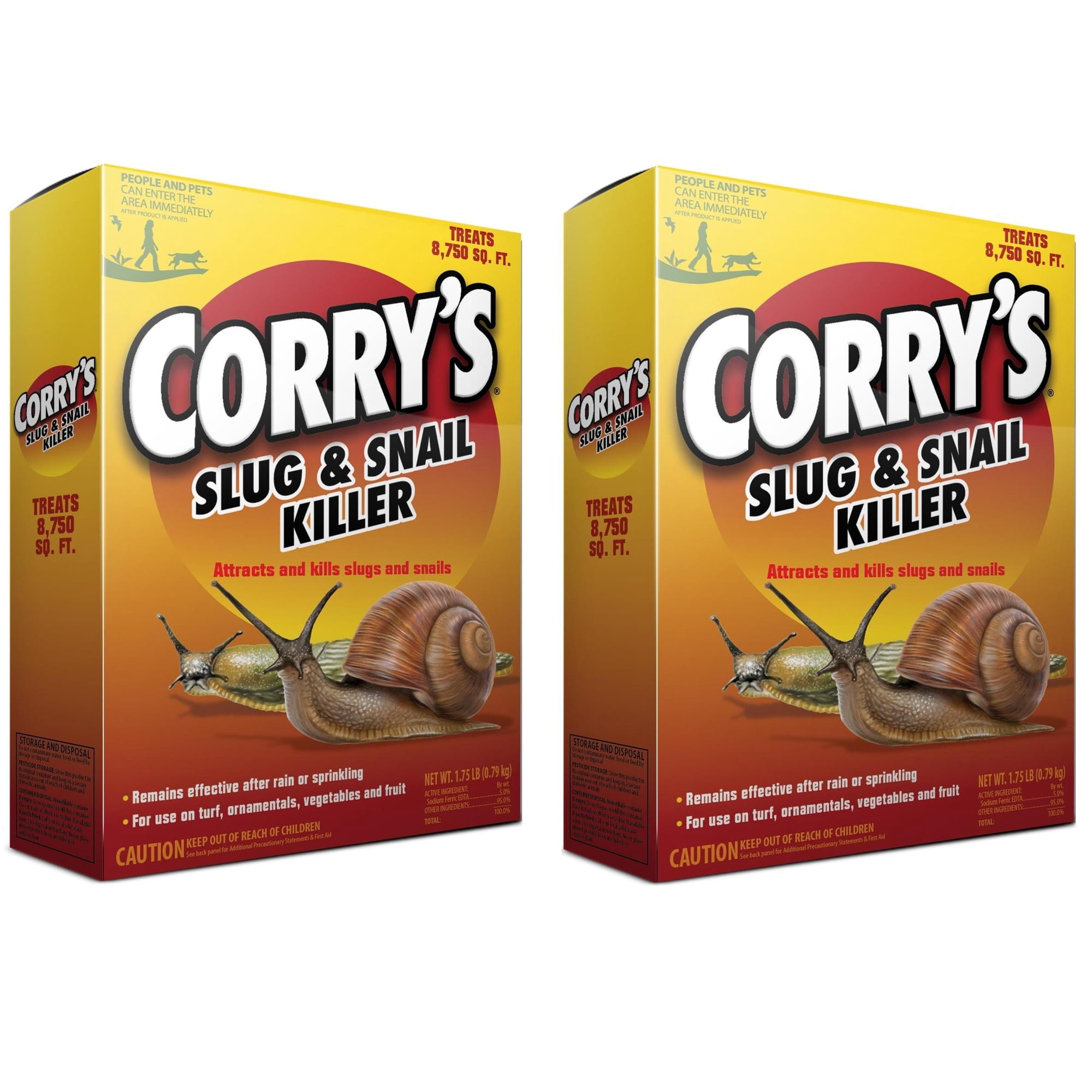 Corry's Ready-to-Use Pellets Slug and Snail Killer, 1.75 lb (2 Pack)