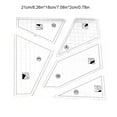 thumbnail image 1 of Pack of 5 Sewing Patchwork Ruler Craft Dressmaking Templates Cross-stitch Patchwork Cross-stitch Acrylic Drawing Piecing Tools Household School, 1 of 6