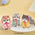 thumbnail image 4 of Genuine Mofusand Cat Blessing Shark Cat Wrapped Quilt Plush Pendant Girl Heart Gift Keychain Bag Pendant, 4 of 5