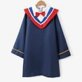 thumbnail image 4 of Aocisk Clothing Set Boys Graduation Gown Doctor Robe Set Kindergarten Formal Wear School Attire Blue 14-15 Years, 4 of 8