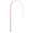 Pink, variant on Mouse Tail Shape Wand Gift for Kittens Cats, Interactive Teasing Cats Wand Gift, Silicone Cat Teaser with Flexible Tail, Exercise Play Chase Gift, Pet Supplies for Indoor Cats Kittens, Blue