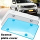 thumbnail image 3 of Marco de matrícula transparente para coches americanos - Plástico ABS, tamaño estándar de EE. UU.: 31 x 16 cm, cubierta de privacidad en gris y azul, 3 of 5