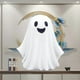 thumbnail image 1 of Bonita Figura de Fantasma de Halloween: Decoración de Resina Sintética para El Hogar, La Oficina o La Fiesta. Estatua de Fantasma Blanca de 8 X 8,6 Cm para Una Decoración Espeluznante de Temporada., 1 of 7