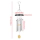thumbnail image 3 of Fiudx Liquidación de ahorros de verano Adornos de aluminio con carillón de viento solar para el hogar, luces decorativas para exteriores y jardín, carillones de viento musicales con energía solar, 3 of 7