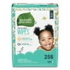 New Seventh Generation Free & Clear Baby Wipes, Refill, Unscented, White, 256/Pack,Each