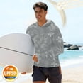 thumbnail image 2 of LWITHSZG Uv Protection Shirts for Men Rash Guard Long Sleeve Fishing Hoodie Color&nbsp;Block Lightweight Summer Tops with Thumb Holes S-3XL, 2 of 6