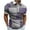 Purple, variant on JURANMO Short Sleeve Polo T-shirts for Men Geometric Color Block Quarter Zip Collar Shirts Summer Slim Fit Business Tops Today's Deals Purple M