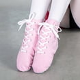 thumbnail image 4 of Zapatillas deportivas para hombre y mujer, zapatos de baile de Jazz, botas de baile con cordones, color azul, rojo, negro, tostado, verde y blanco, novedad de 2022, 4 of 4