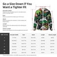 thumbnail image 4 of Rocae Dinosaur Skeleton Print Breathable Sun Protection Hoodie Quick-Dry Lightweight Long Sleeve Hoodie Unisex Running Sports Shirt XX-Large, 4 of 9