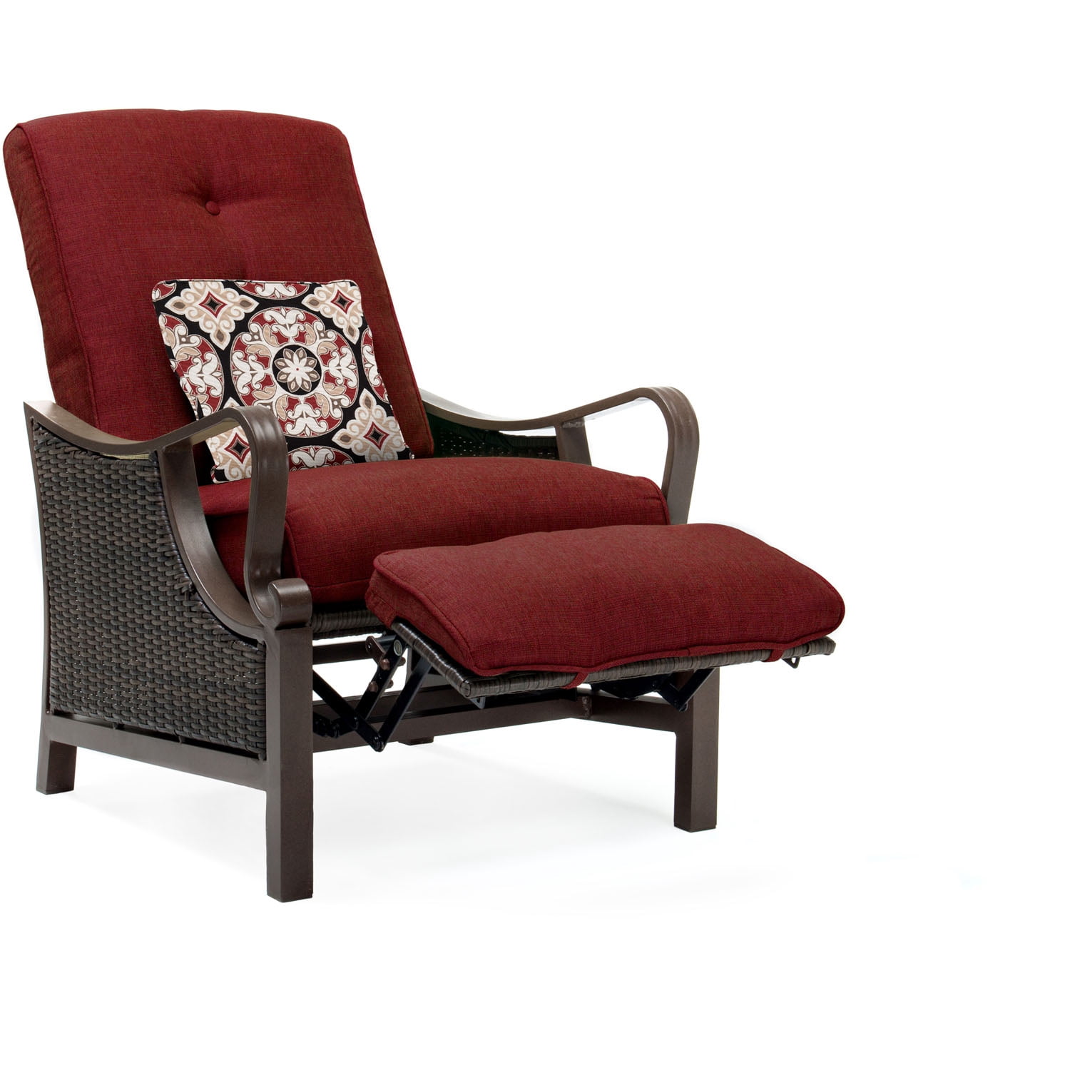 Carolina Factory Direct Cape May Outdoor Luxury Recliner in Crimson Red