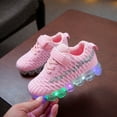 thumbnail image 3 of UTTOASFAY Kids Sequins Sneakers,Closed Toe Pink, 3 of 5