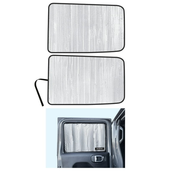 Yellopro Auto Side Window Rear Seat Sunshade for 2020-2025 Jeep Gladiator Pickup (Set of 2)