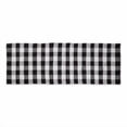 thumbnail image 2 of Black & White Buffalo Check Rag Rug 2ft 3inx6ft, 2 of 2