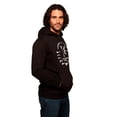 thumbnail image 2 of Grypho Sudadera con capucha para hombre estampado evolucion hoodie negro, 2 of 5