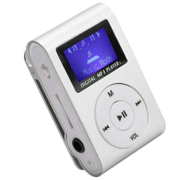 Haut-parleurs Portables, Lecteur de Musique MP3 Mini Portable, Écran LCD à Clip Sportif, Supporte Carte Mémoire