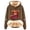 Bronze, variant on Christmas Cute Highland Cow Hoodies for Women Long Sleeve Lined Hooded Sweatshirt Pullover Tops